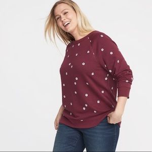 old navy daisy sweatshirt